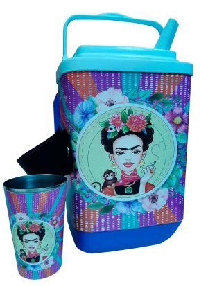 Set de terere con diseño de Frida Kahlo